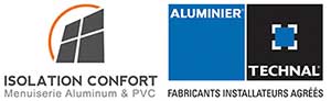 Technal - Partenaire d'Isolation Confort, fournisseur de profilés aluminium destiné à la réalisation de baies coulissantes aluminium